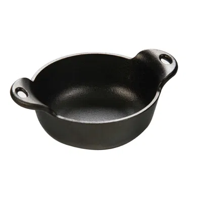 Lodge Cast Iron Mini Serving Bowl, 12 Ounce In Black