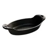 Lodge Cast Iron Oval Mini Server, 9 Ounce In Black