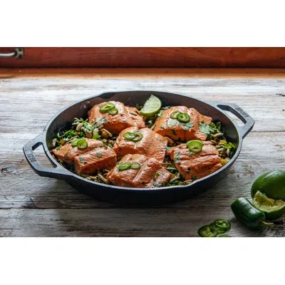Lodge Chef Collection 14 Inch Seasoned Cast Iron Skillet In Black
