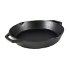 Lodge Cookware 12.5" Cast Iron Skillet Dual Handle In Black