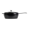 Lodge Cookware Blacklock Triple Seasoned Cast Iron 4-qt. Covered Skillet In Black