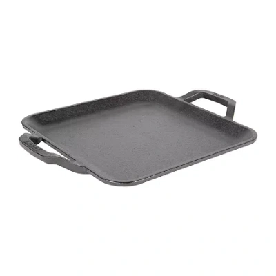 Lodge Cookware Cast Iron 11" Chef Style Square Griddle In Black