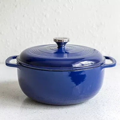 Lodge Cookware Dutch Oven In Blue