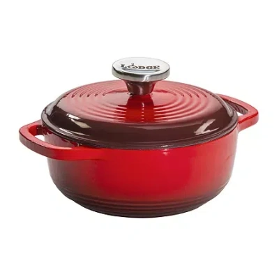Lodge Cookware Dutch Oven In Red