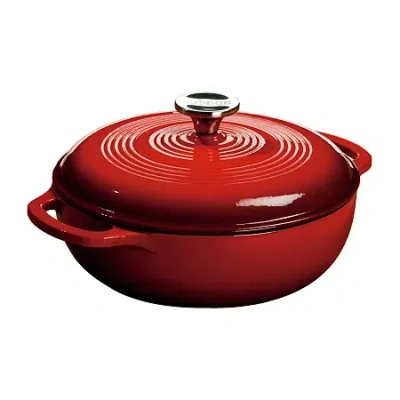 Lodge Cookware Dutch Oven In Red