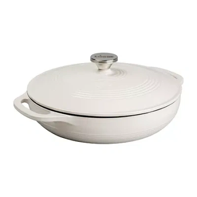 Lodge Cookware Dutch Oven In White