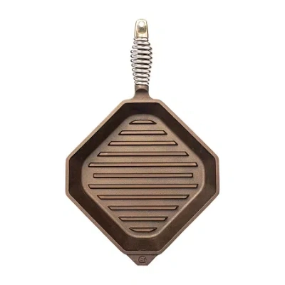 Lodge Cookware Finex Cast Iron 10" Grill Pan In Brown