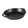 Lodge Cookware Lodge Cast Iron 12" Grill Pan With Dual Handle In Black