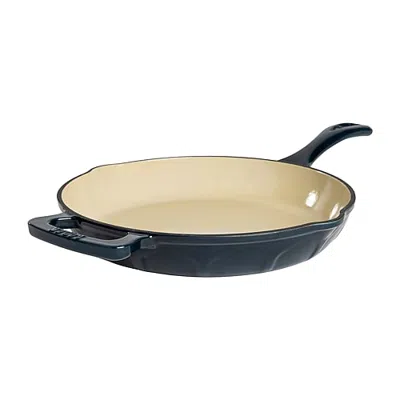 Lodge Cookware Luxe Enamel 11 Inch Enameled Cast Iron Skillet In Blue