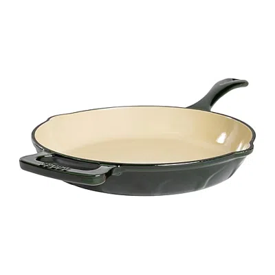 Lodge Cookware Luxe Enamel 11 Inch Enameled Cast Iron Skillet In Green