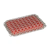 Lodge Cookware Red Chainmail Scrubbing Pad In Red