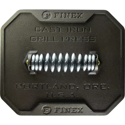 Lodge Heavy Gauge Cast Iron 8 Inch Grill Press In Black