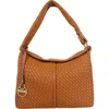 Lodis Ainsley Woven Shoulder Bag In Brown