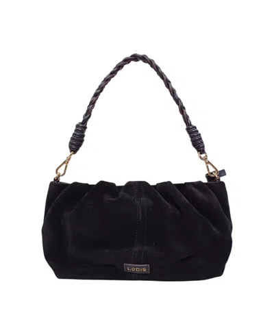 Lodis Arion Medium Clutch Shoulder Handbag In Black