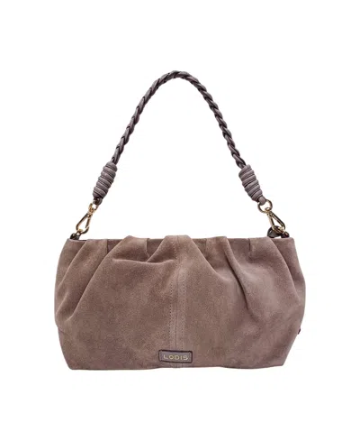 Lodis Arion Medium Clutch Shoulder Handbag In Brown