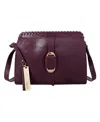 Lodis Benatar Small Crossbody Bag In Burgundy