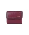 Lodis Deluxe French Bifold Wallet In Burgundy