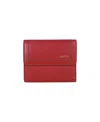 Lodis Deluxe French Bifold Wallet In Red