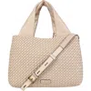 Lodis Eleanor Woven Crossbody Bag In Brown