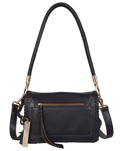 Lodis Elina Flap Small Crossbody Bag In Black