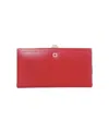 Lodis Glace Frame Lock Clutch In Red