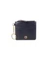 Lodis Glace Key Coin Leather Wallet In Black