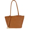 Lodis Hadley Woven Shoulder Bag In Brown