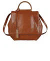 Lodis Judith Medium Leather Backpack In Brown