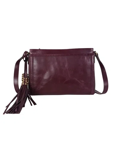 Lodis Judith Organizer Small Crossbody Bag In Burgundy