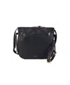 Lodis Kimberly Leather Crossbody Bag In Black