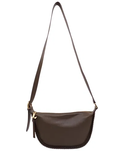 Lodis Lumos Medium Adjustable Crossbody Handbag In Olive