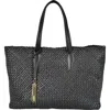 Lodis Marisa Woven Tote In Black