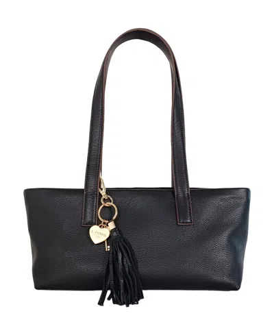 Lodis Meridian Medium Satchel Bag In Black