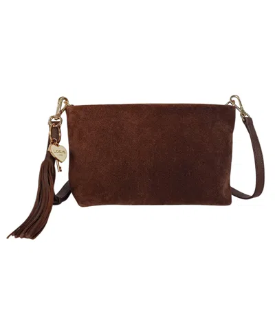 Lodis Meridian Small Crossbody Bag In Brown