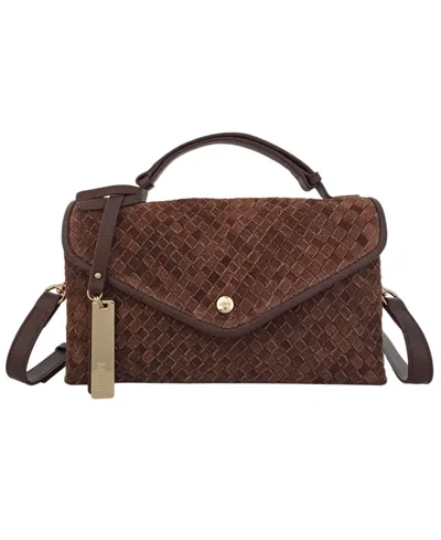 Lodis Meridian Small Crossbody Bag In Brown