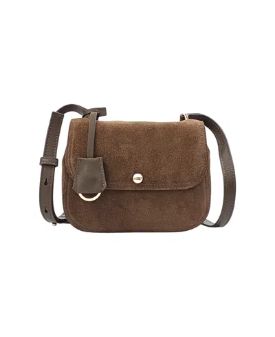 Lodis Oraya Mini Flap Crossbody Handbag In Olive