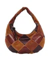Lodis Patch Train Medium Top Handle Shoulder Handbag In Brown Multi