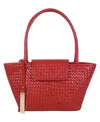 Lodis Vega Medium Satchel Bag In Red