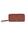 Lodis Women's Isabella Accordian Zip Around Wallet In Chestnut