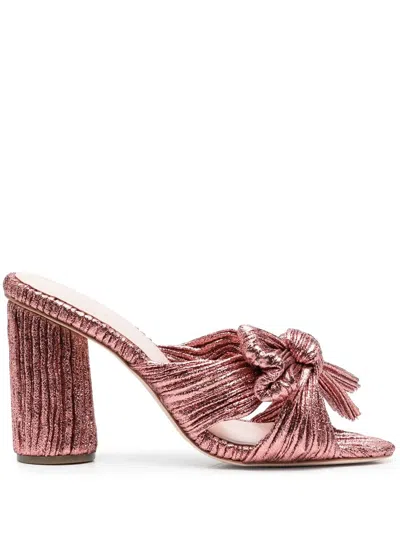 Loeffler Randall Glamorous Penny Flat Sandals In Pink