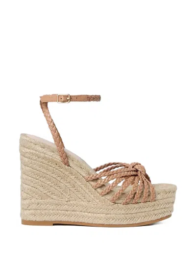 Loeffler Randall 130mm Pamela Knot-detail Sandals In Green