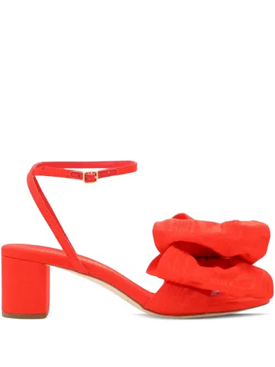 Loeffler Randall 50mm Carmen Sandals In Red