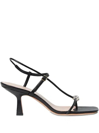 LOEFFLER RANDALL 70MM TRIANA CRYSTAL SANDALS