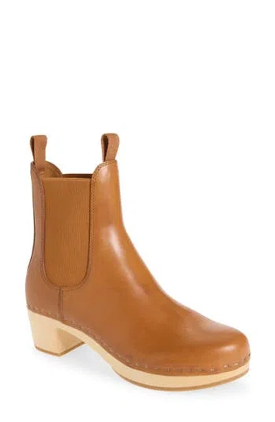 Loeffler Randall Anabelle Clog Boot In Cognac