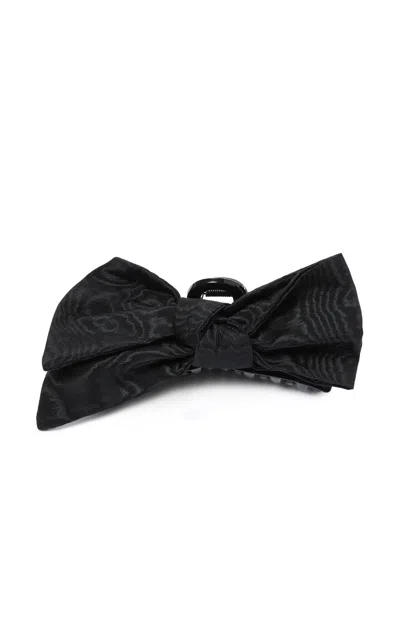 Loeffler Randall Anika Bow Claw Clip In Black