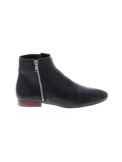 Pre-owned Loeffler Randall Ankle Boots In Black