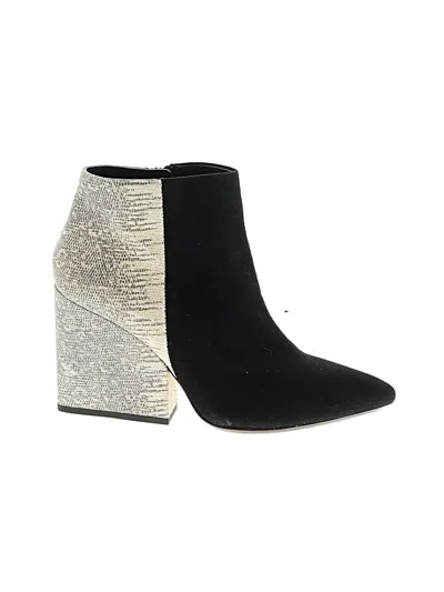 Pre-owned Loeffler Randall Ankle Boots In Black