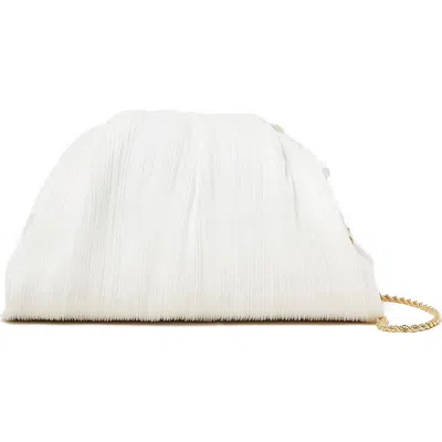 Loeffler Randall Bailey Half Moon Clutch In White