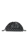 Loeffler Randall Bailey Pleated Leather Clutch In Black