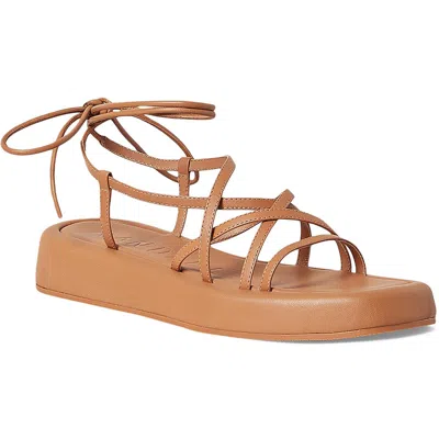 Loeffler Randall Beau-n Womens Leather Strappy Lace-up In Multi